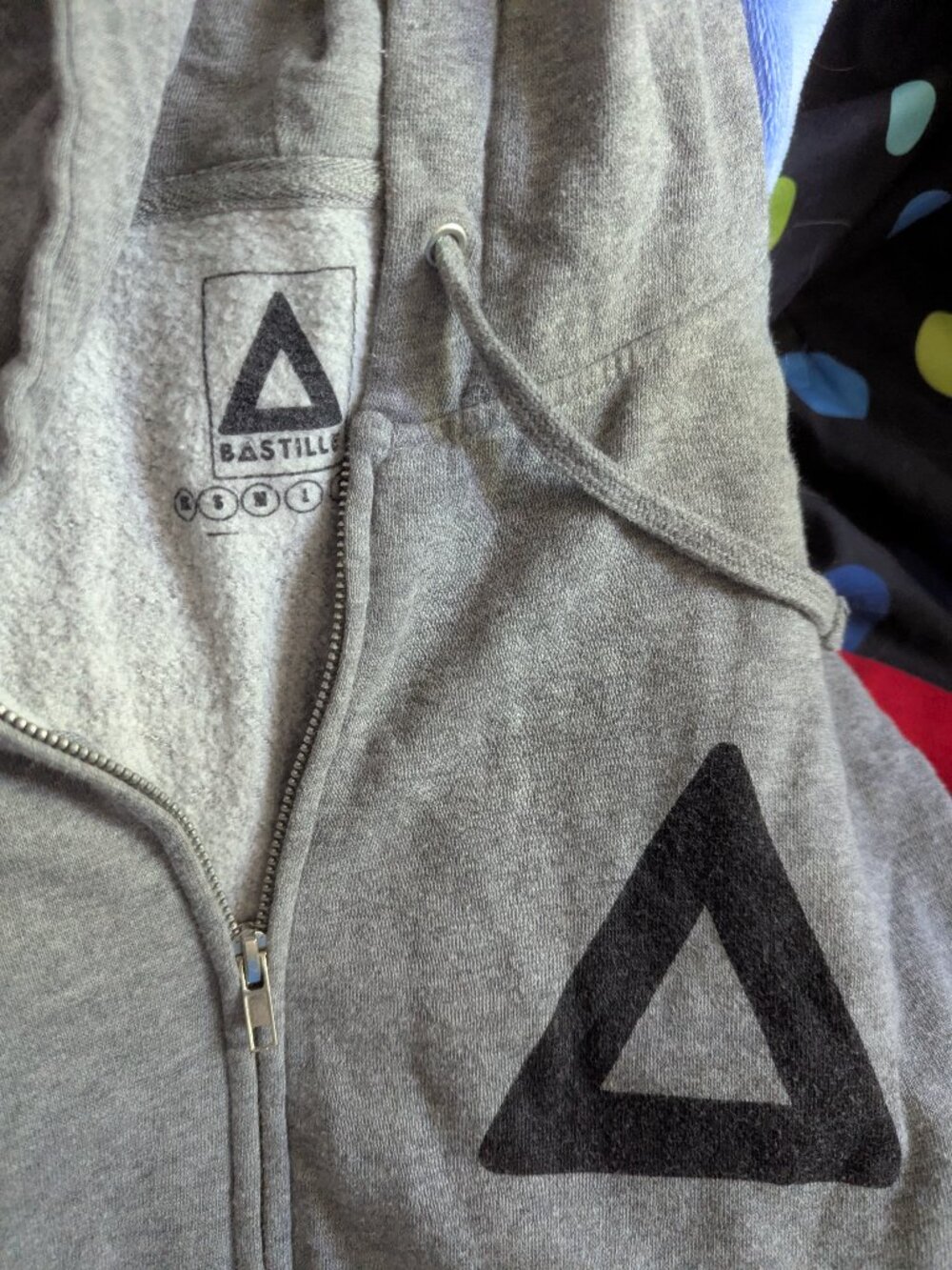 Vintage Bastille Zip up Sweater